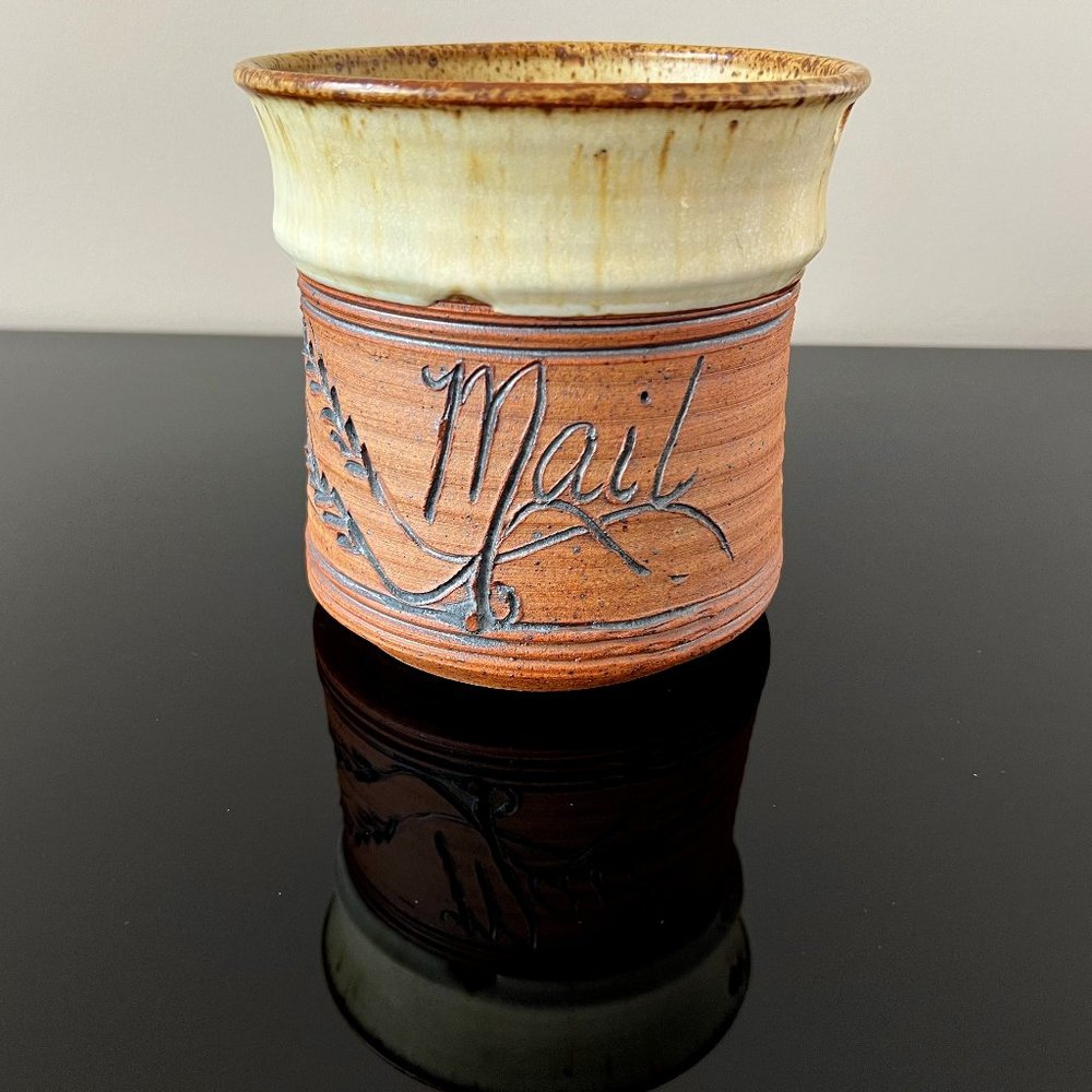 Unique Vintage Studio Pottery Dish - Signed by Potter